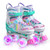 SULIFEEL Rainbow Unicorn 4 Size Adjustable Light up Roller Skates for Girls Boys for Youth Large SULIFEEL Rainbow Unicorn 4 Size Adjustable Light up Roller Skates for Girls Boys for Youth Large