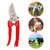 PEUTIER 3pcs Goat Hoof Trimmers and File, Nail Clippers for Goats Hoof Nippers Curved/Straight Head Sheep Hoof Trimming Shears Hoof Rasp Horseshoe File for Goat Sheep Lamb Pig Animal Hooves (Red)