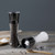 VEVOK CHEF Salt and Pepper Grinder Set Stainless Steel Black Salt and Pepper Mill with Adjustable Coarseness Salt Shaker Set Spice Grinder Black Pepper Grinder Refillable Home Kitchen