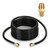 WADEO 20 FT High Pressure Propane Hose with Both 3/8 Inch Female Flare and a Pipe Fitting 3/8 Inch Flare x 1/8 Inch MNPT for Gas Grill, RV, Fire Pit, Heater