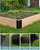 Alffun 8 Pcs Raised Garden Bed Corner Brackets for 12"-24" Wood Planter Box, 11" x 3" x 3" Rust-Resistant Metal Corner Brackets with Screws for Flower Beds, Vegetable Gardens, Furniture, Sand Box