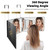 GLDDAO Three Way Mirror for Braiding Hair LED Lighted Trifold 360 Mirror for Women for Braiding Haircuts for Men Self Cut Shaving Barber Hair Cutting Tools