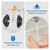 EASETROL Suction Cup Hooks for Shower, Removable Towel Hooks for Bathroom Glass Door, Window, Mirror & Tile, No-Drill Heavy Duty Stainless Steel Hooks for Robe, Loofah & Wreath, 2 Pack, Gold