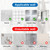 EASETROL Suction Cup Hooks for Shower, Removable Towel Hooks for Bathroom Glass Door, Window, Mirror & Tile, No-Drill Heavy Duty Stainless Steel Hooks for Robe, Loofah & Wreath, 2 Pack, Gold