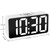 DreamSky Small Digital Alarm Clock for Bedroom, Large Big Numbers Display with Brightness Dimmer, Electric Bedside Desk Clock with USB Charging Port, Adjustable Alarm Volume, USB-C Adapter Powered