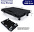 Nellyke Furniture Dolly, 2 Pack Small Flat Moving Dolly, Furniture Movers with 4 Wheels, 500Lbs Capacity, Connectable and Portable Dollies for Heavy Appliance, Black
