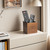 LBEMEY Acacia Wood Remote Control Holder, TV Remote Holder, Remote Organizer for Table,Home,Living room, bedroom for Wooden Remote Box (Brown, S,for 2 or 3 Remote Controls)