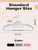 HOUSE DAY Grey Plastic Hangers 50 Pack, Slim Space Saving, Non Slip Hangers with Rubber Pads, Sturdy Heavy Duty Coat Hanger for Closet, S-Shaped Clothes Hanger for Shirt, Suit, Pant, Skirt
