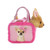 Aurora® Fashionable Fancy Pals™ Pretty in Pink Stuffed Animal - Mini Plush with Purse for Dress Up Fun - Perfect for Kids 3+ Years, Costumes, and Birthdays - Multicolor 6.5 Inches