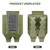 Molle Handcuff Pouch, Handcuff Case for Duty Belt/Tactical Vest, Handcuff Holster with USA Flag Patch Fit ASP Handcuff/Hinged Handcuff/Chain Handcuff/Folding Rigid Handcuff (Army Green)
