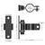 Insaga Gate Hinges Heavy Duty Carbon Steel Chain Link Fence Parts Electroplated Finish, Removable Bolts for Wall Mount, Fits 1-7/8'' Outer Diameter Pipes/Posts for Farm, Fence Gate (2Pack, Black)