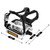 VIEWALL Bike Pedals Toe Cages - 9/16" Spin Bike Pedal with Straps and Toe Clips for Outdoor Cycling and Indoor Exercise Bike, Replacement Alloy Multi-Purpose Bicycle Pedals