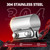 EVIL ENERGY 1.75 Inch Exhaust Clamp, 1 3/4" Butt Joint Band Clamp Sleeve Coupler Stainless Steel for Pipes, Mufflers, Catalytic Converters 1PCS
