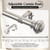 SIMEWIN Heavy Duty Curtain Rods for Windows 48 to 84 Inches, Silver Curtain Rods for Bedroom, Living Room, Patio, Kitchen, Adjustable with Classic Finials