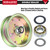 NIDAIFEI 539132728 Idler Pulley Replaces 539103258 539112196 539131148 589766101 589766102 for Husqvarna 46" 48" 54" 61" RZ46I RZ4619 RZ4623 Z246 RZ4824F MZ52 MZ5225 MZ54 MZ61 MZ6128 Mowers