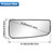 TOP-MAX Passenger Right Side Lower Mirror Glass Replacement for 2015-2020 Ford F150, 2017-2019 Ford F250 F350 F450 F550 Super Duty Towing Mirrors Convex Glass with Heated, FL3Z17K707K, FL3Z17K707J