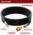 CALPOSE 15 FT Propane Quick Connect Hose for RV to Gas Grill, Come with 1 LB Throwaway Bottle Connect Adapter, Dual Functionality 1/4"RV Propane Hose Fits for Most LP Gas Equipment and Portable Grill