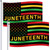 JUNEBRUSHS 2 Pack Juneteenth Flags for Outside, 3x5 Ft African American Flag Banner for Juneteenth Day Decorations Outdoor Indoor Garden Lawn Yard Home Decor Black