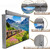 IC ICLOVER Outdoor TV Cover 48-50inch, 600D Heavy Duty 4 Season Weatherproof TV Protector with Waterproof Zipper & Bottom Cover & Remote Control Pocket, Television Cover for Outside Flat Screen TV,
