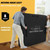Mattress Bags for Moving and Storage, BETU Waterproof Mattress Protector Mattress Cover California King with 8 Heavy Duty Handles & Zipper Extra Thick Moving Supplies for Bed (86x75x13.5 Black)