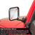 SUNPIE Wrangler Mirrors Doors off Compatible with Jeep Wrangler JK/JKU 2007-2017 and 1996-2006 Wrangler TJ, Square Doorless Blind Spot Mirror Suitable for No Door, Half Door