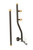 Flame King FK-DP2PC 3 Outlet Adapter 20 to 1LB Propane Distribution Post Pole Tree Stem Stand for Stove, Lanterns, and Camping, Black