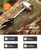 BURTOK Bushcraft Hand Auger Wrench, Heavy-Duty Scotch Eye Wood Auger, Hand Auger Wood Drill, Manual Hole Maker Multitool with Leather Case for Camping, Outdoor, Hiking