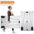 VIZ-PRO Magnetic Portable Easel Dry Erase Board, Flipchart Easel Stand Tripod Whiteboard, 24"W x 36"L