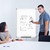 VIZ-PRO Magnetic Portable Easel Dry Erase Board, Flipchart Easel Stand Tripod Whiteboard, 24"W x 36"L