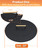 Ardier 22" Wooden-Handle Fire Pit Lid for Pits up to 20", Round Metal Bonfire Pit Burner Pan Cover, Smokeless Fire Pit Cover for Fire Tables, All-Weather Resistance Outdoor Firepit Accessory