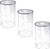 3 Pack Seeded Glass Lamp Shades Replacements, 5.9in Height, 3.9in Diameter, 1.7in Fitter, Cylinder Bubble Glass Shade Covers, Transmittance Seeded Glass Globe for Light Fixtures Chandelier Wall Sconce