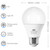 CYLYT Light Bulbs 60 Watt Equivalent Solt White 5000K, E26 A19 LED Light Bulb 9W 800 Lumen, Focos LED para Casa, 120V 60HZ Lightbulbs for Indoor Outdoor, Non-Dimmable, 20-Pack