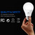 CYLYT Light Bulbs 60 Watt Equivalent Solt White 5000K, E26 A19 LED Light Bulb 9W 800 Lumen, Focos LED para Casa, 120V 60HZ Lightbulbs for Indoor Outdoor, Non-Dimmable, 20-Pack