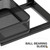 Corbyles 2 Pack Under Sink Organizer With Next-Gen Ball-Bearing Slides,2-Tier Precision Mesh Pull Out Cabinet Shelf Storage for Bathroom&Kitchen,Slide Out Drawers Height Adjustable,Rust-resistant