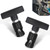 Anyhut Car Engine Hood Support Rod Replacements, Heavy-Duty Aluminum T-Handle Locking Clamps, Anti-Slip Hood Prop Tool, Universal Rod Retainer for Secure Vehicle Engine Accessory (Black)
