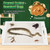 Qualirey 4 Pack Snake Glue Trap, 8 x 14 Large Sticky Snake Glue Boards for Inside Outside, Pre Scented Non Toxic Adhesive Traps with Enhanced Stickiness for Mouse Rat Lizard, Pet Safe Easy to Use