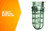 Woods L1706BS Vandal Resistant 150W Incandescent Security Light; Ceiling Mount; Compatible With Up To 50 Watt Standard Base Bulbs; Brushed Steel