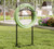 Kingson Portable Garden Hose Holder with Storage Basket - Heavy-Duty Freestanding Steel Stand, Holds 150FT Hose, Black Powder-Coated Finish, Detachable & Space-Saving Design with Tools