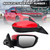 MOFOAP Passenger Side Mirror Compatible With 2016 2017 2018 2019 2020 2021 Honda Civic Coupe Sedan Hatchback,Mirror with Power Glass,Non-Heated,Manual Folding(Red)