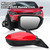 MOFOAP Passenger Side Mirror Compatible With 2016 2017 2018 2019 2020 2021 Honda Civic Coupe Sedan Hatchback,Mirror with Power Glass,Non-Heated,Manual Folding(Red)