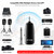 Bietrun Wireless Microphone Headset, UHF Wireless Headset Mic System, 160ft Range,1/8'' and 1/4'' Plug, for Speakers, Voice Amplifier, PA System(Not Supported AUX/iOS)