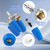 EZALOR 4-in-1 Turbo Nozzle Pressure Washer, 2.0 Orifice Quadruple Turbo Nozzle, 360° Rotating Turbo Nozzle with 1/4" Quick Connector, 4000 PSI