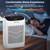 Air Purifiers for Home Large Room up to 3000 Ft², ZXBEER HEPA Double-Sided Air Purifier with Washable Filter, PM2.5 Air Quality Sensor, Aroma, 20dB Sleep Mode, Air Cleaner for Pets Bedroom (White)