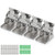 MDLUU Folding Brackets Heavy Duty, 90 Degree Self-Lock Hinges for Table Leg, Wall Shelf, 330lbs Per, Pack of 4(Silver)