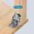 MDLUU Folding Brackets Heavy Duty, 90 Degree Self-Lock Hinges for Table Leg, Wall Shelf, 330lbs Per, Pack of 4(Silver)