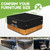 Enzeno Outdoor SPA Hot Tub Cover Waterproof Square 86 x 86 inch fit 84 x 84 or 83 x 83 or 82 x 82 or 7 ft x 7 ft 420D Heavy Duty Cub Hot Tub Lid Protectors Protective Cover Cap