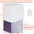 Skyour White 10"/12"/15" PA DJ Speaker Cover Scrim Stretchy Speaker Cover for Wedding Church Club (RSC128W)