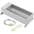 Automatic Livestock Water Trough, 2 Gallon Stainless Steel Water Bowl with Float Valve, Self Filling Water Trough for Dogs, Horse, Goat, Pig, Sheep