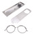 Cup Cleaner Bottle Washer, Pitcher Rinser Cup Washer Glass Rinser With Drain Drip Tray Hose for Bar Coffee Shop (Stainless Steel Color B)