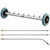 RIDGE WASHER Pressure Washer Undercarriage Cleaner, 24 Inch Undercarriage Car Washer, Under Car Pressure Washer Attachment with 3 Pcs Extension Wand, 4000 PSI